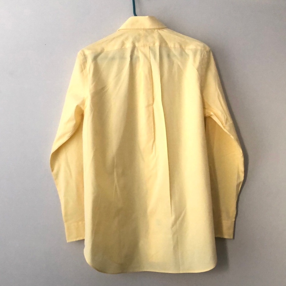 Ralph Lauren Yellow Iconic Oxford Button Down Shirt size 15/32-33 - Picture 3 of 11